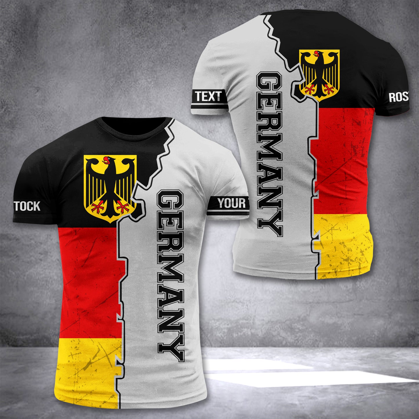 Germany customize T-shirt 3d 330
