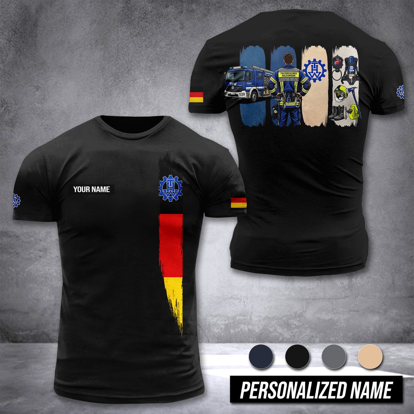 THW Germany customize T-shirt 433