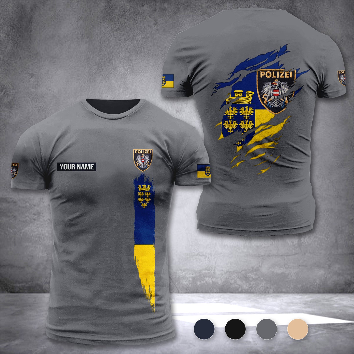 Polizei Lower Austria customize T-shirt 433