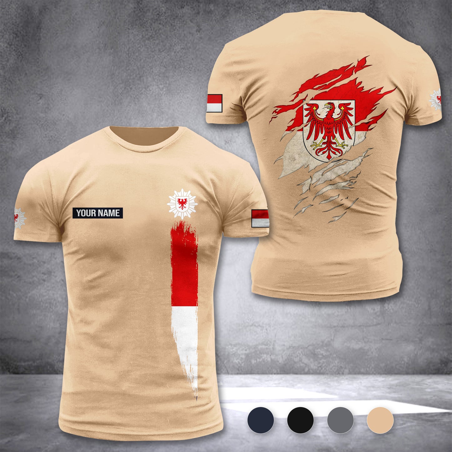 Polizei Brandenburg customize T-shirt 433
