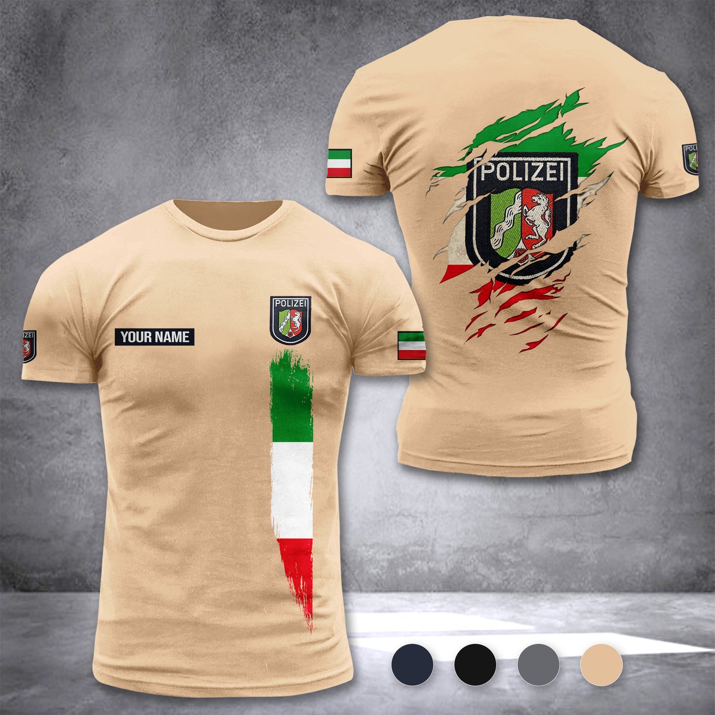Polizei North Rhine-Westphalia customize T-shirt 433
