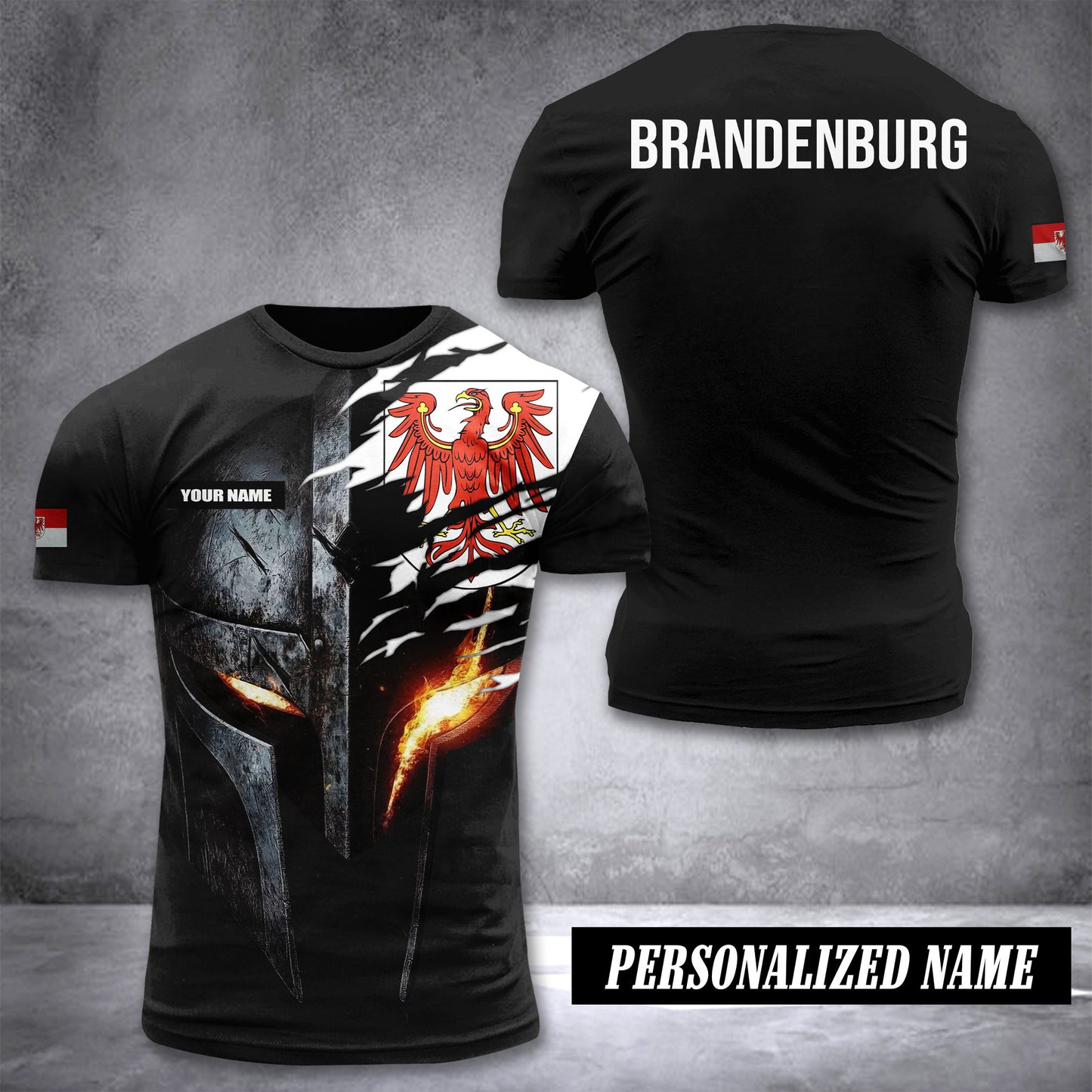 Brandenburg spar flag customize T-shirt