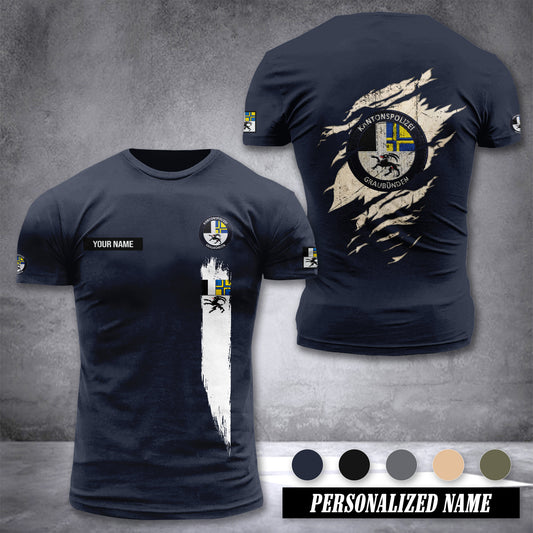 Polizei Graubünden customize T-shirt zak