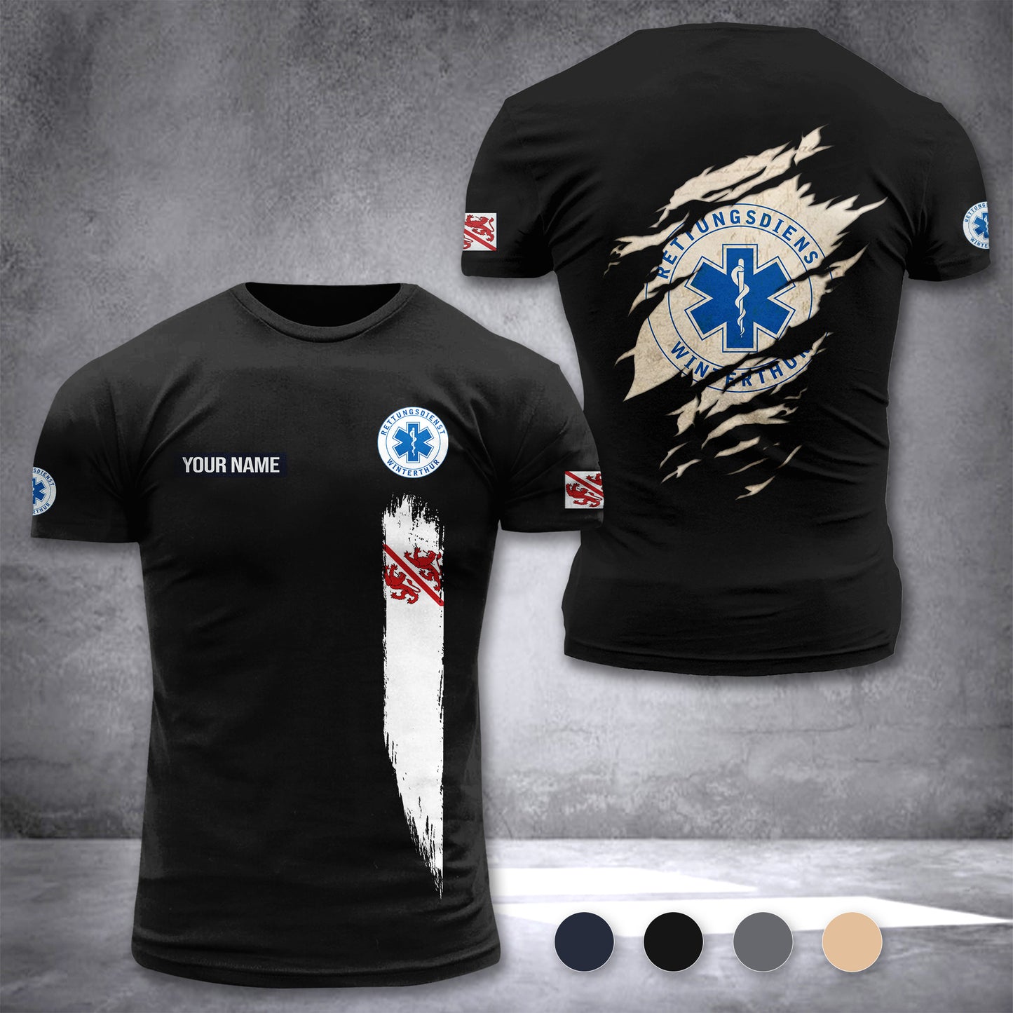 Rettungsdienst Winterthur customize T-shirt zak