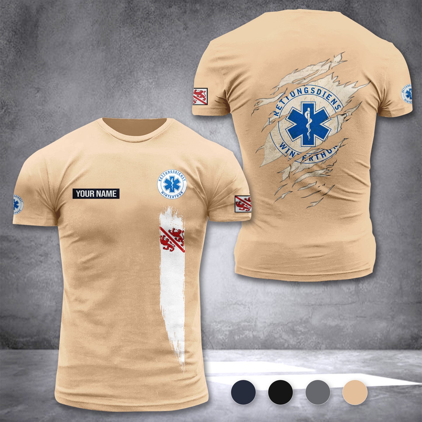 Rettungsdienst Winterthur customize T-shirt zak