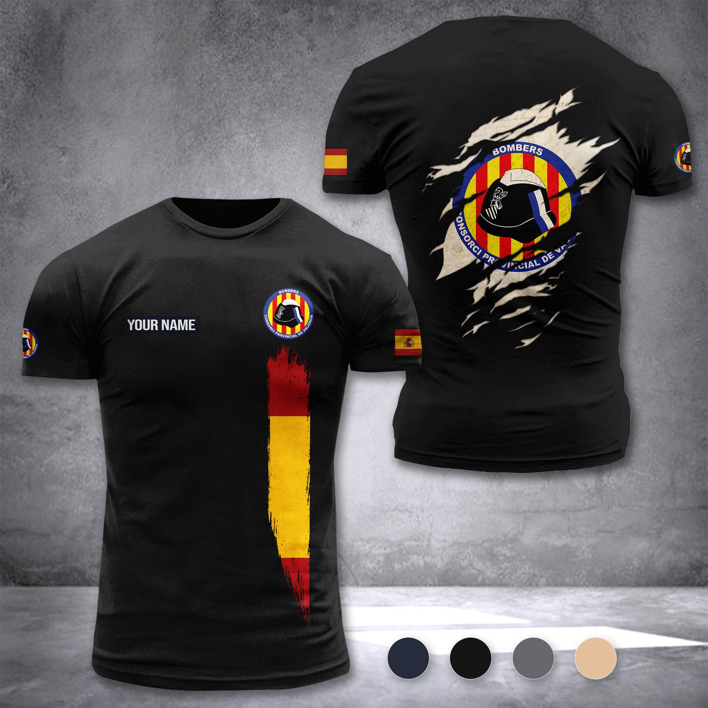 Bombers de València customize T-shirt zak