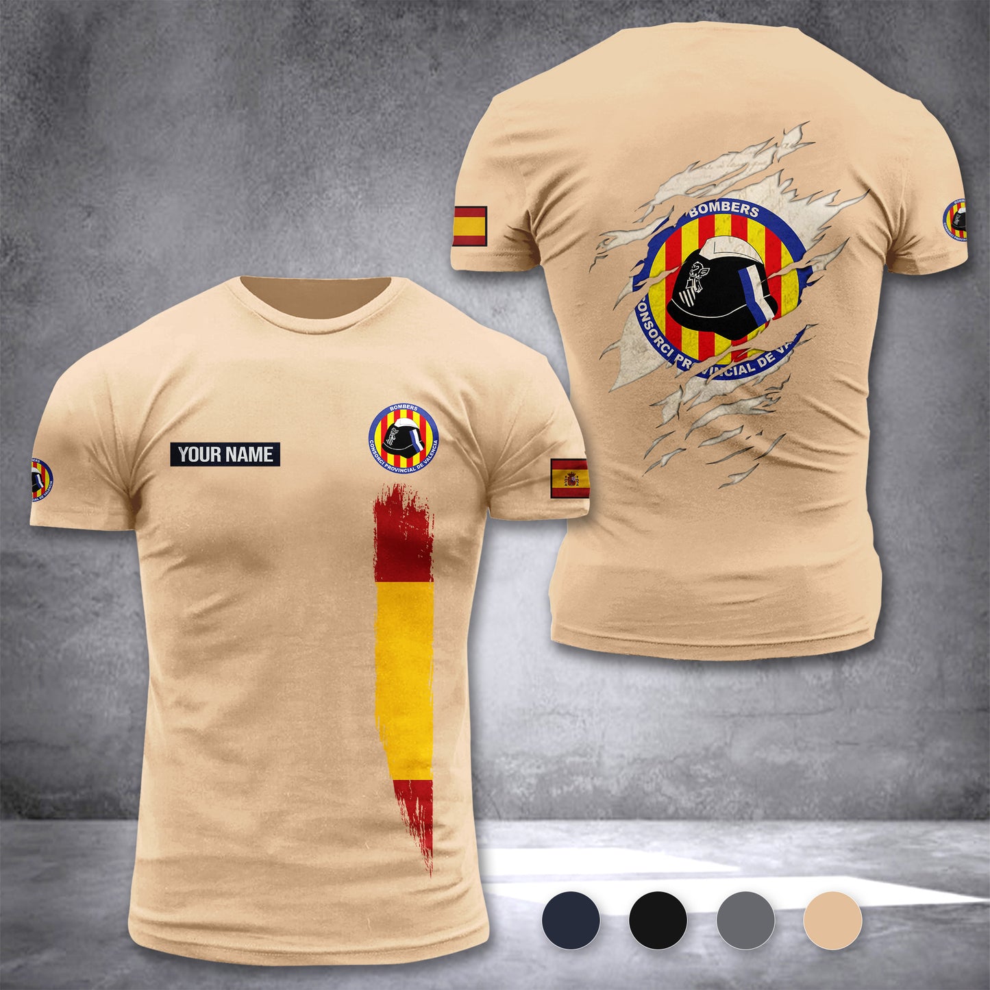 Bombers de València customize T-shirt zak