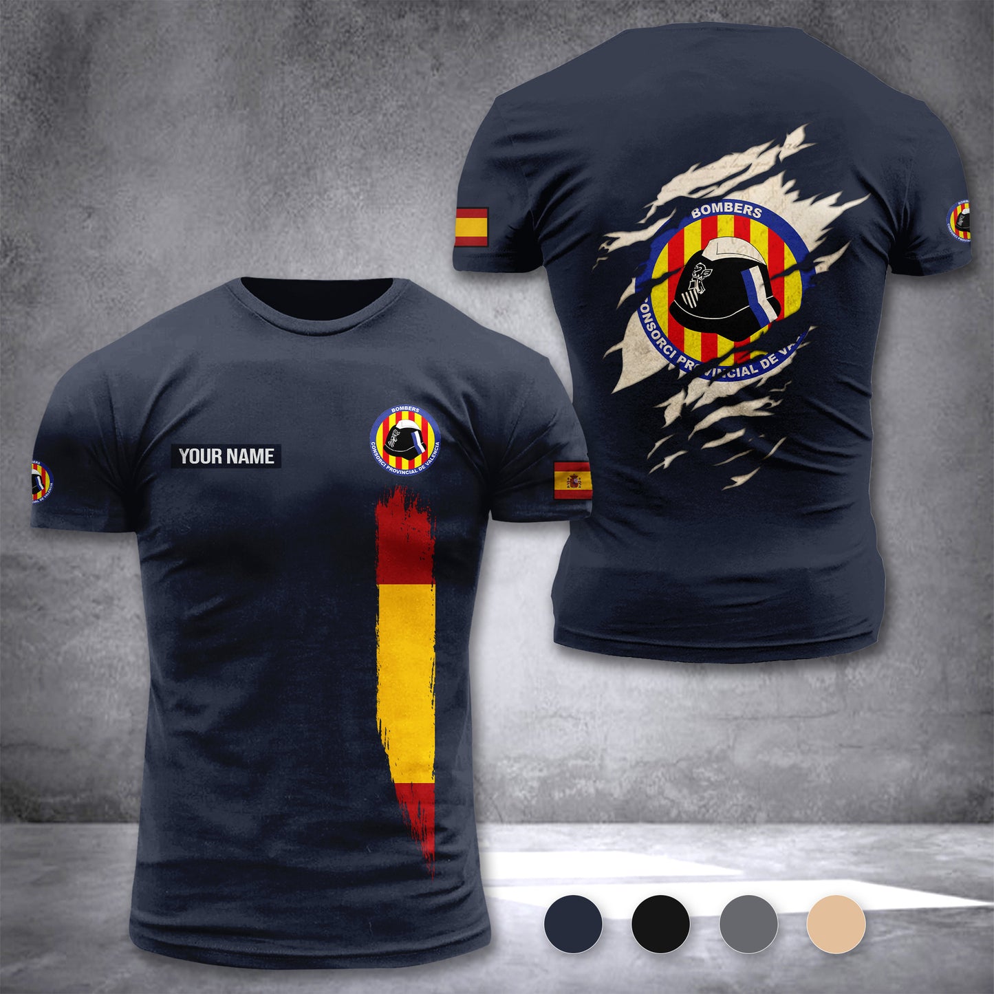 Bombers de València customize T-shirt zak