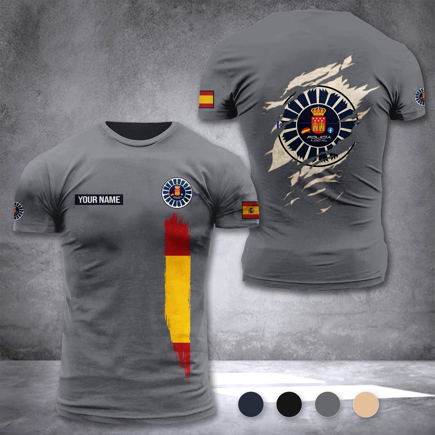 Policia Local customize T-shirt zak