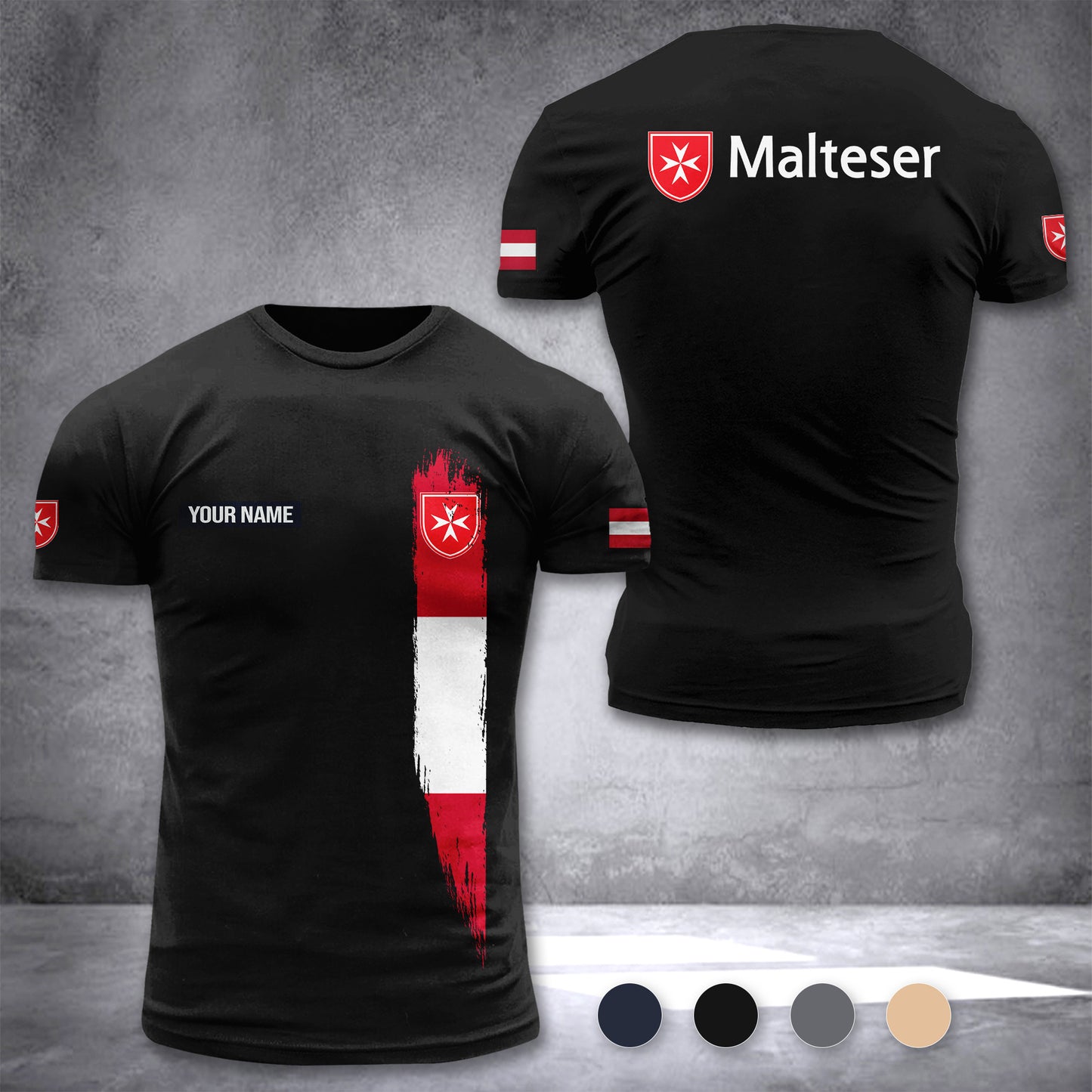 Malteser Austria customize T-shirt zak