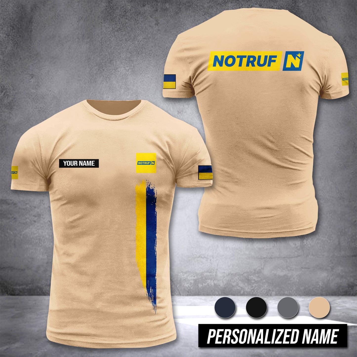 NOTRUF N Austria customize T-shirt zak