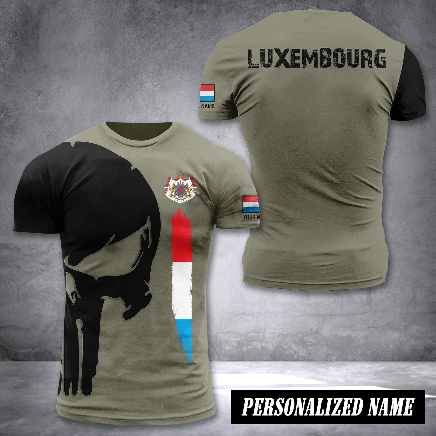 Luxembourg customize T-shirt DAL