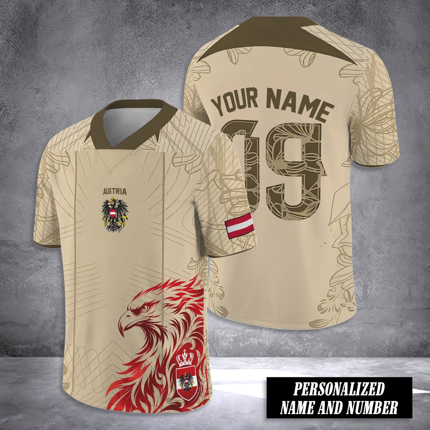 Austria customize Rugby shirt DAL