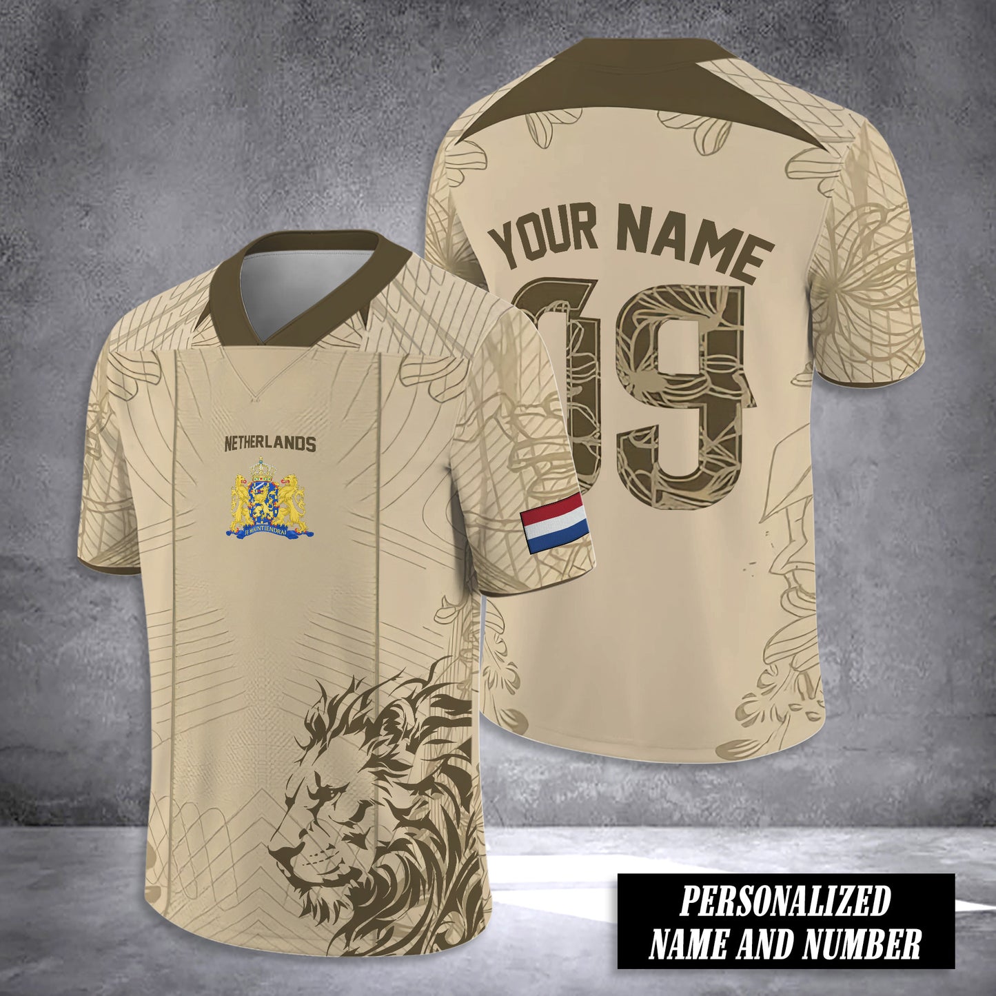 Netherlands customize Rugby shirt DAL