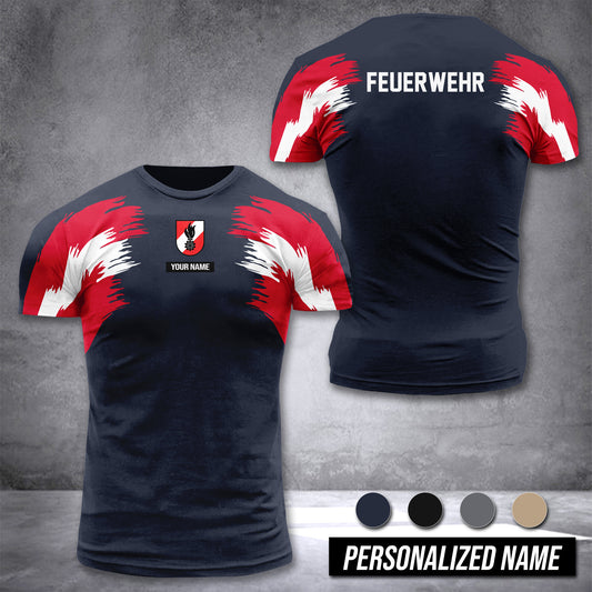 Firefighter Austria customize T-shirt 55