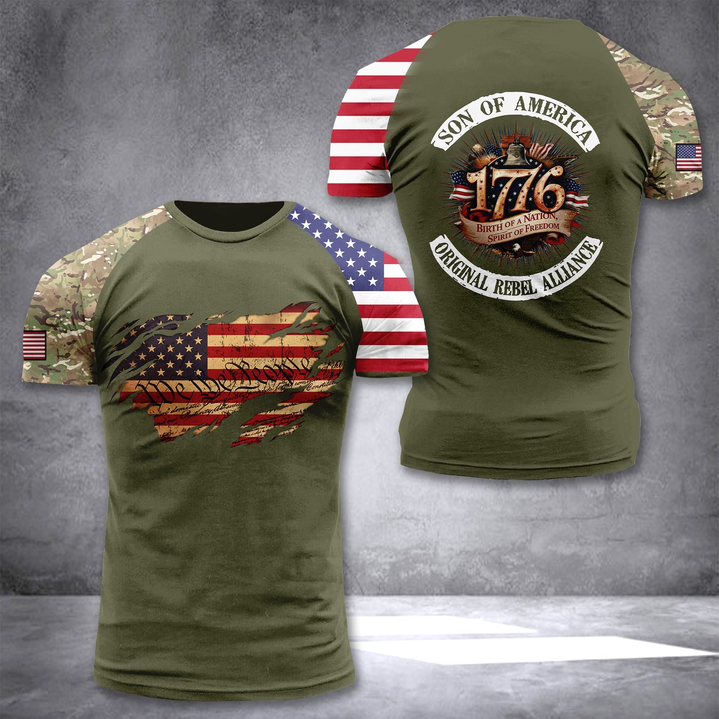USA 1776 customize T-shirt