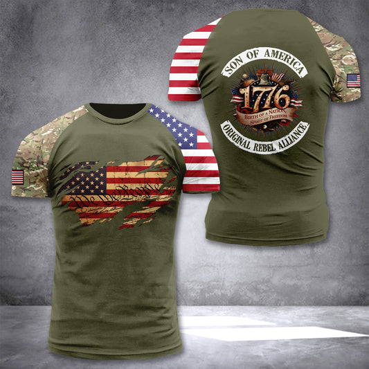 USA 1776 customize T-shirt