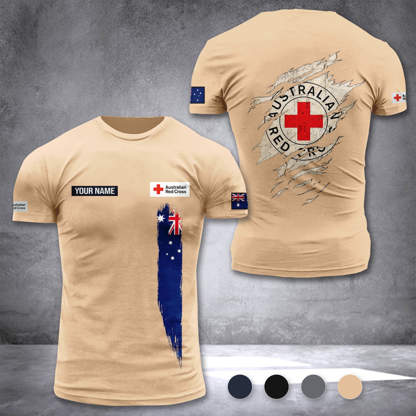 RedCross Australia customize T-shirt 355