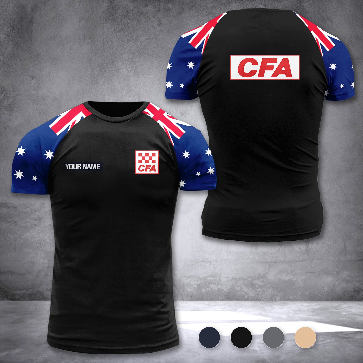 CFA Country Fire Authority Australia customize T-shirt 355