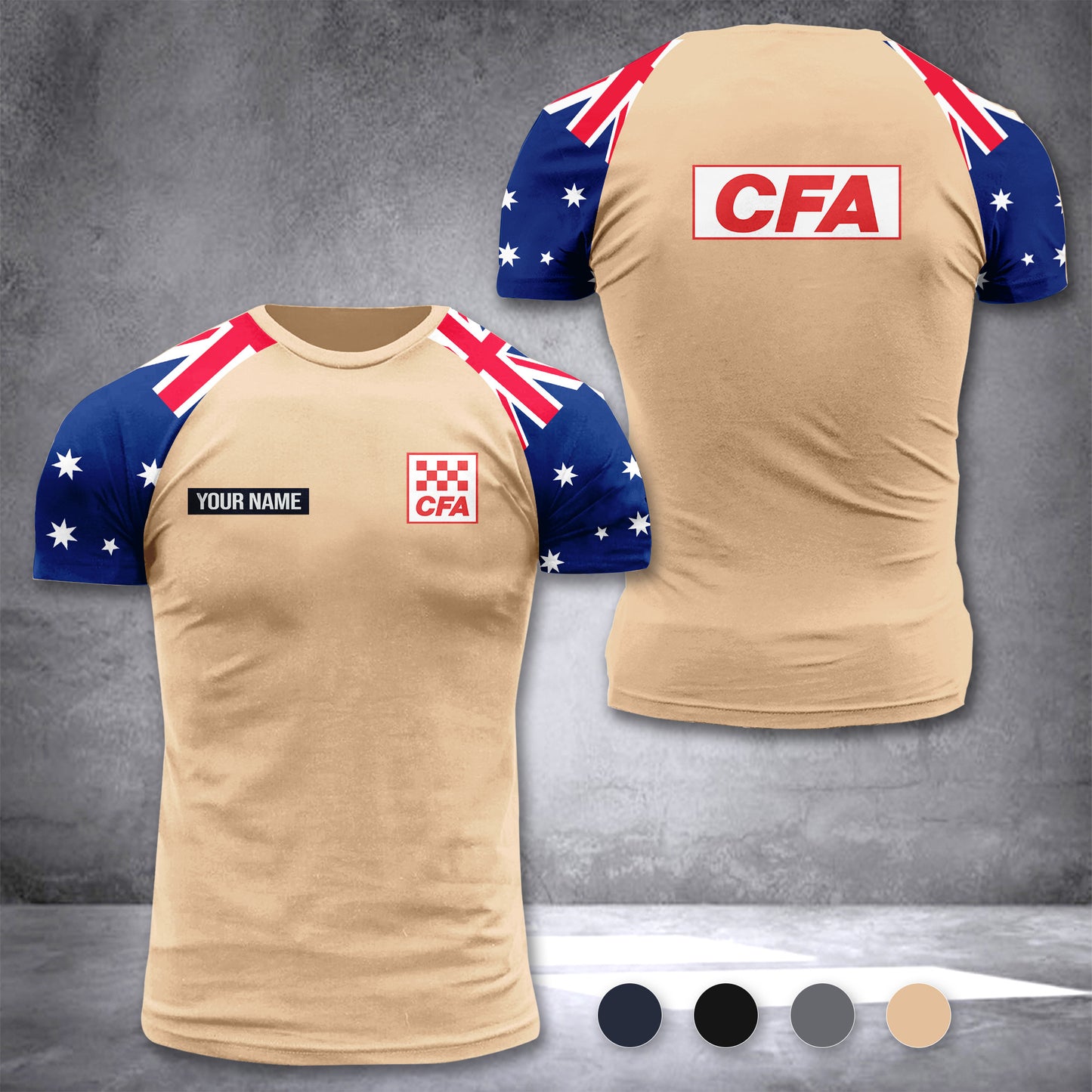 CFA Country Fire Authority Australia customize T-shirt 355