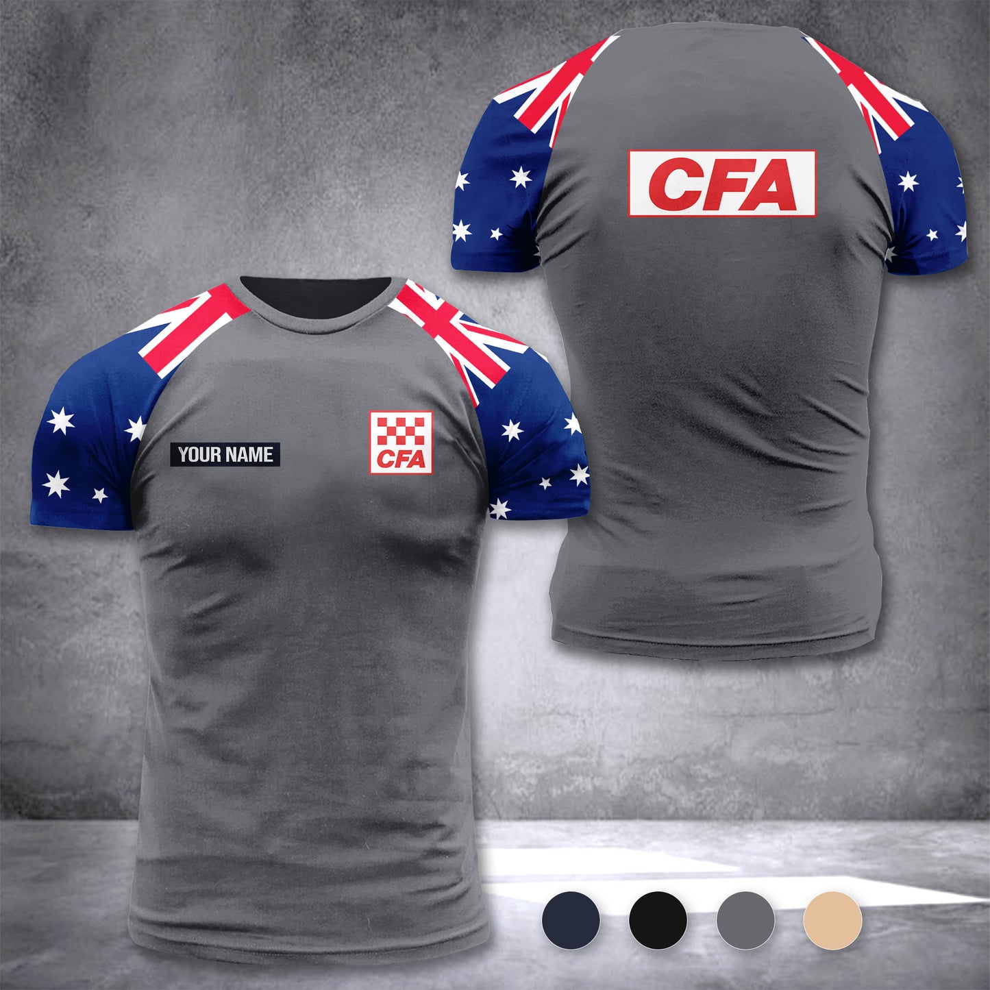 CFA Country Fire Authority Australia customize T-shirt 355