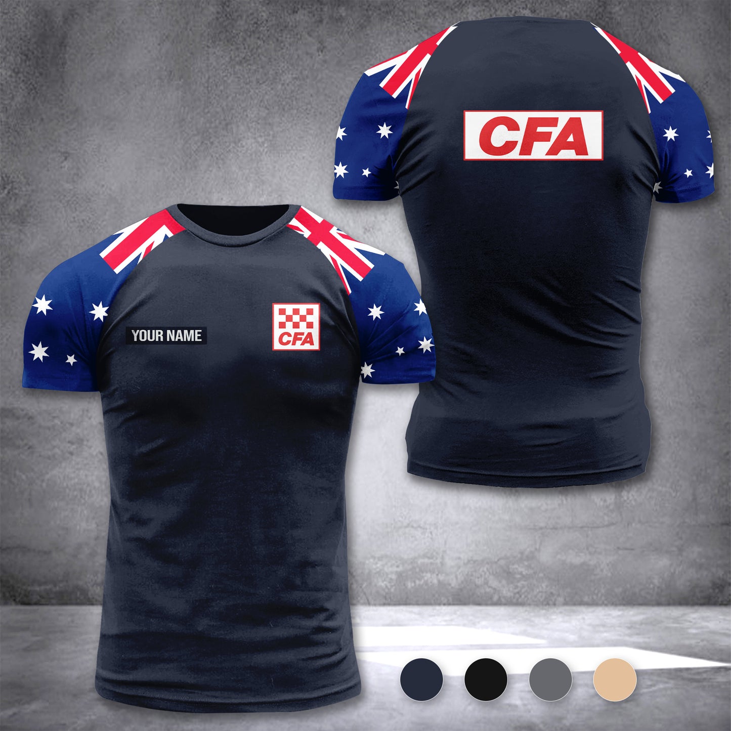CFA Country Fire Authority Australia customize T-shirt 355