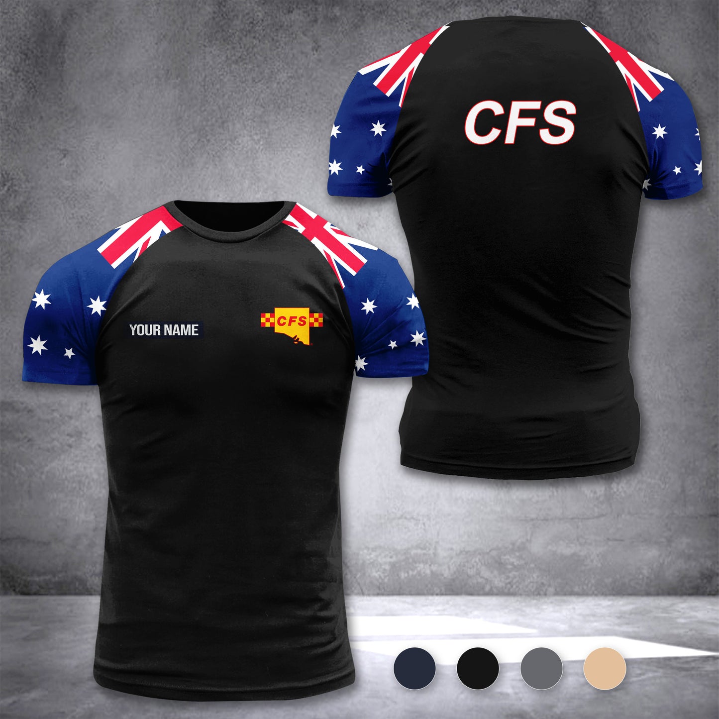 Country Fire Service Australia customize T-shirt 355