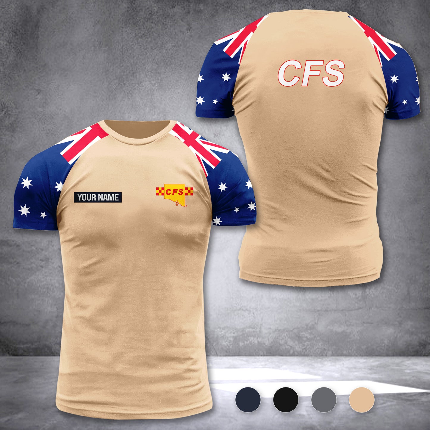 Country Fire Service Australia customize T-shirt 355
