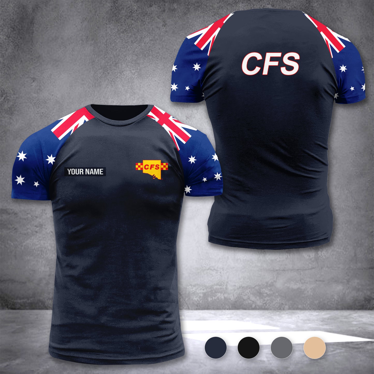 Country Fire Service Australia customize T-shirt 355