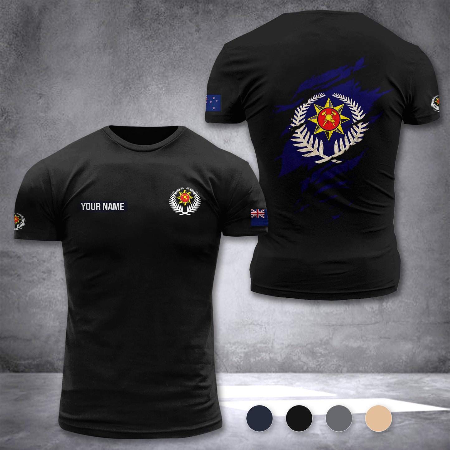 Fire and Emergency New Zealand customize T-shirt 355