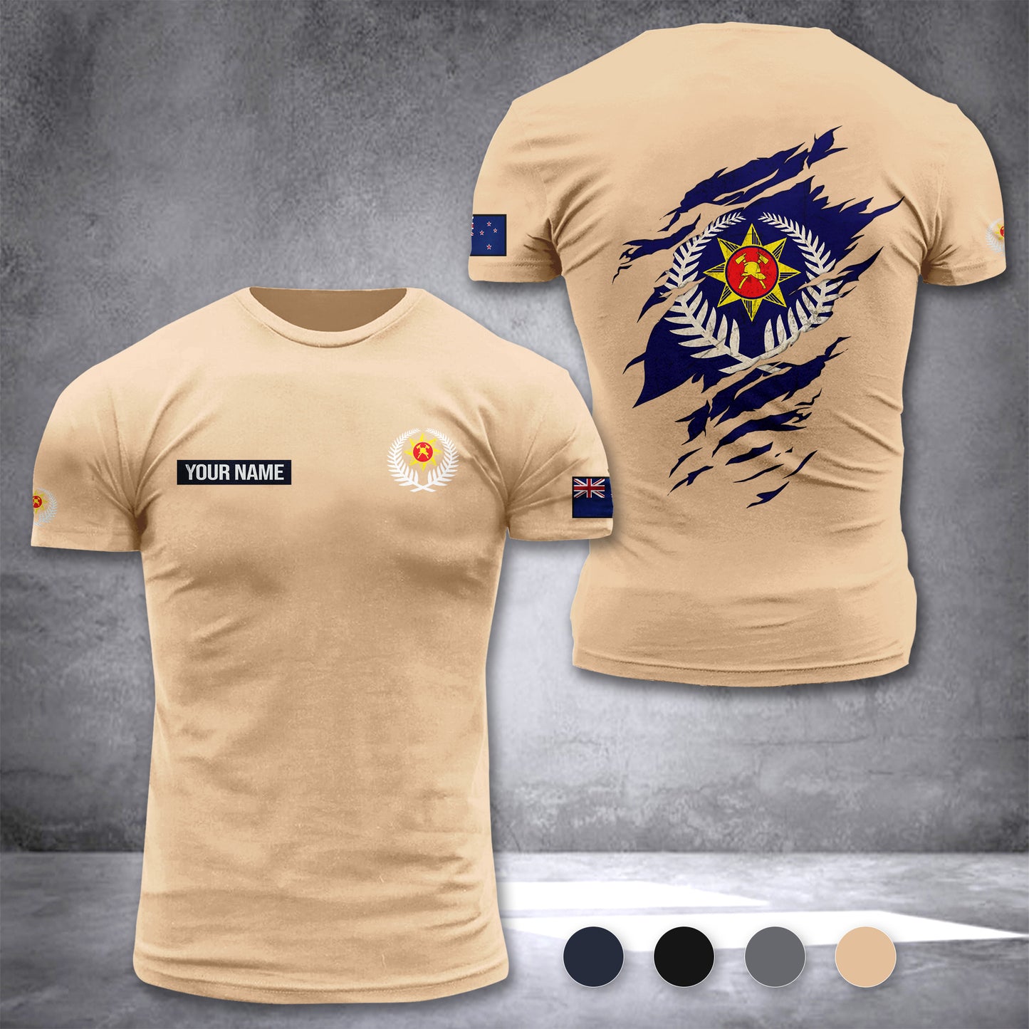 Fire and Emergency New Zealand customize T-shirt 355