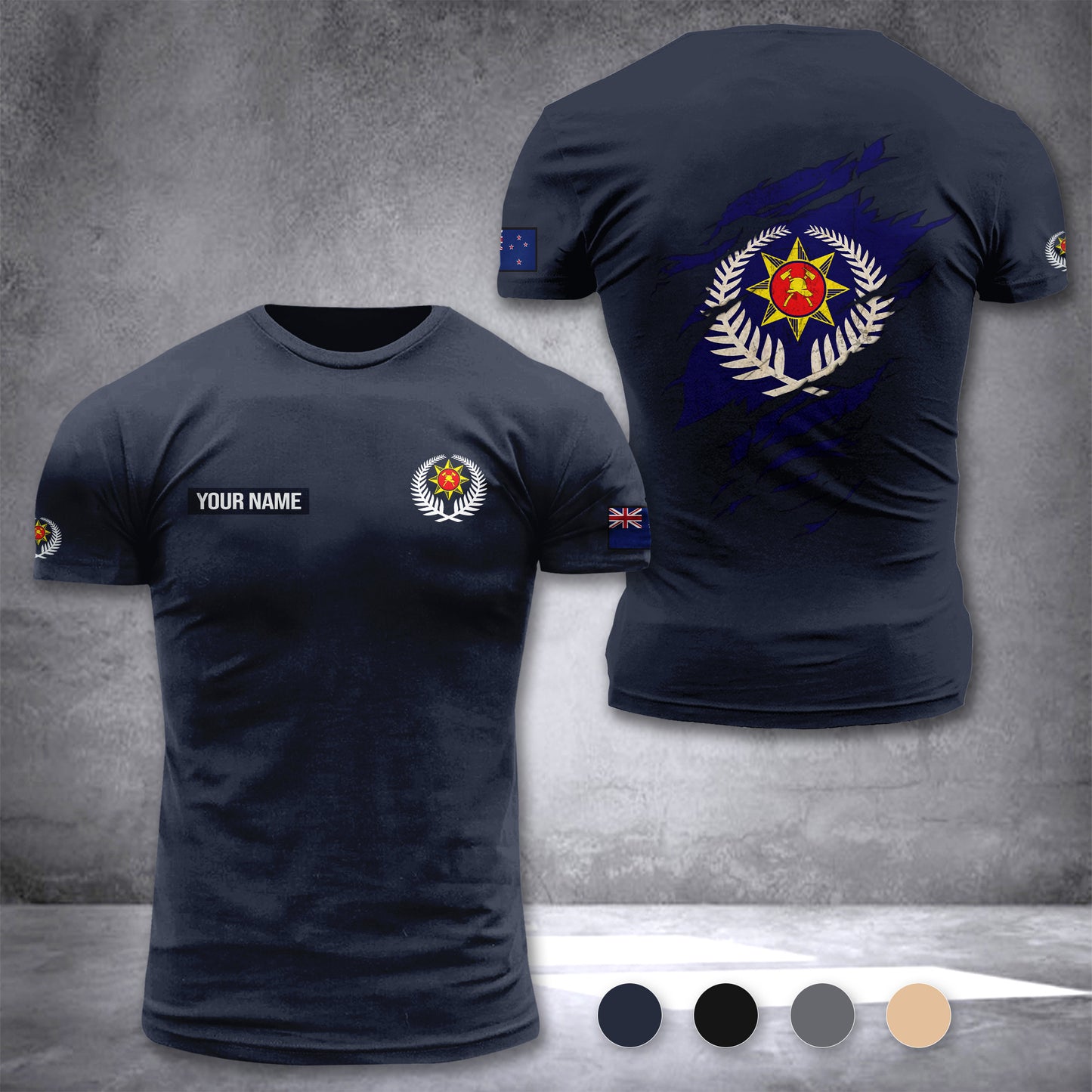 Fire and Emergency New Zealand customize T-shirt 355