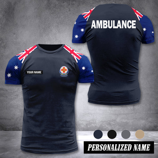 Ambulance Victoria Australia customize T-shirt 355