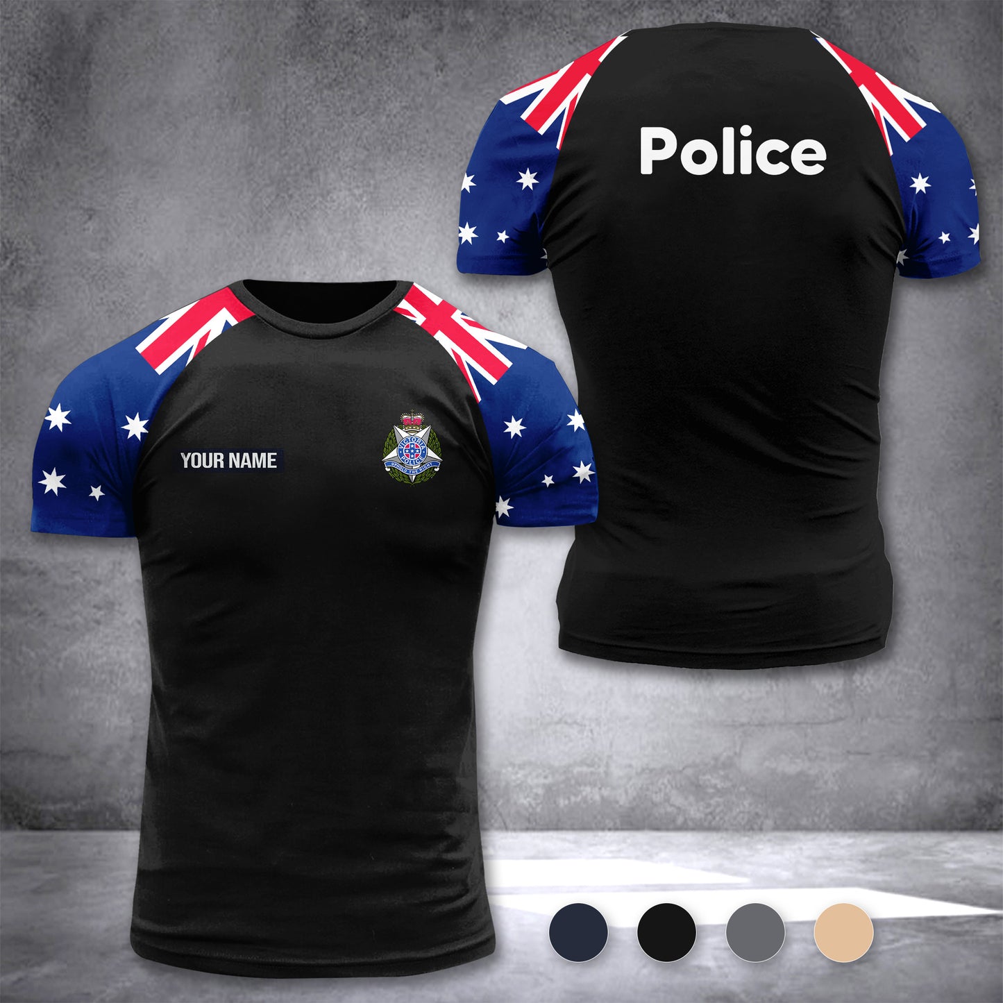 Victoria Police Australia customize T-shirt 355