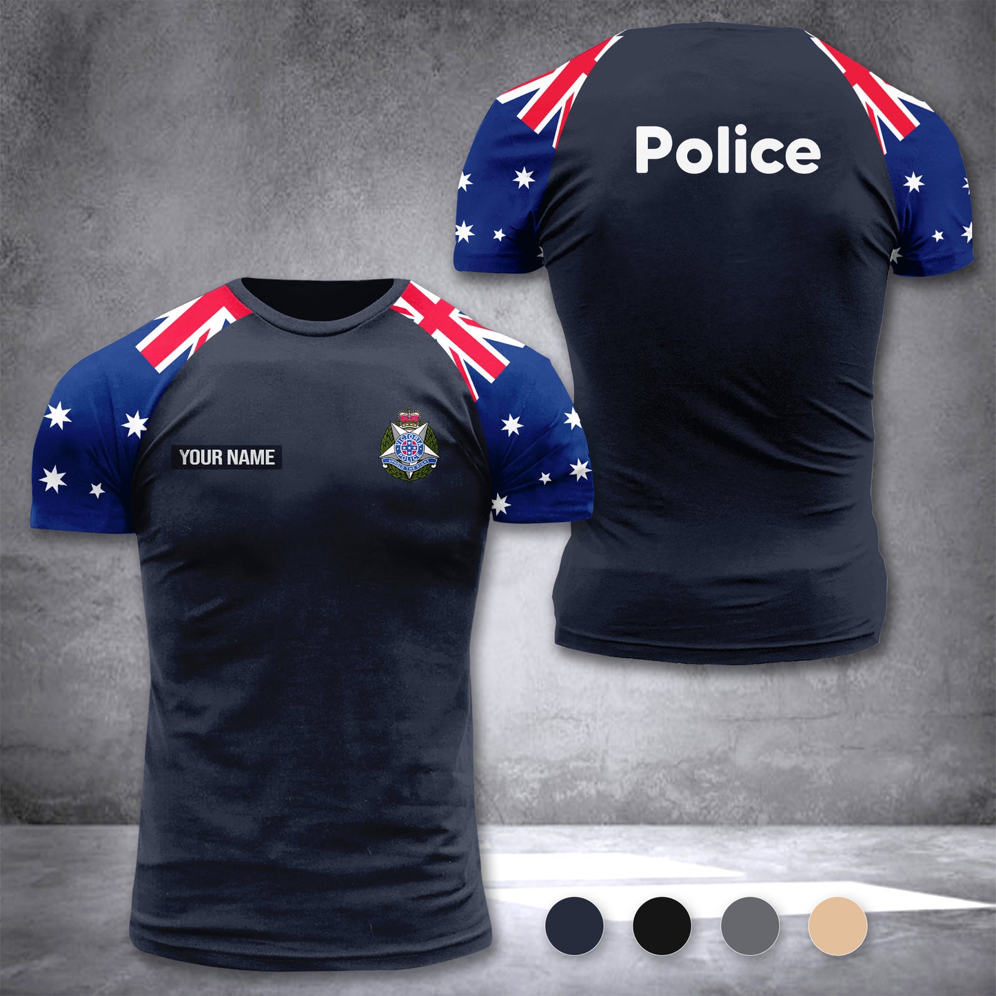 Victoria Police Australia customize T-shirt 355
