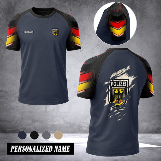 Polizei Germany customize T-shirt has raglan sleeves 265