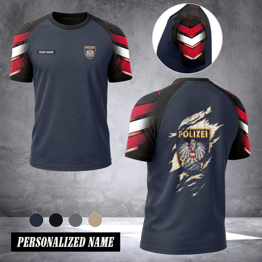 Polizei Austria customize T-shirt has raglan sleeves 265