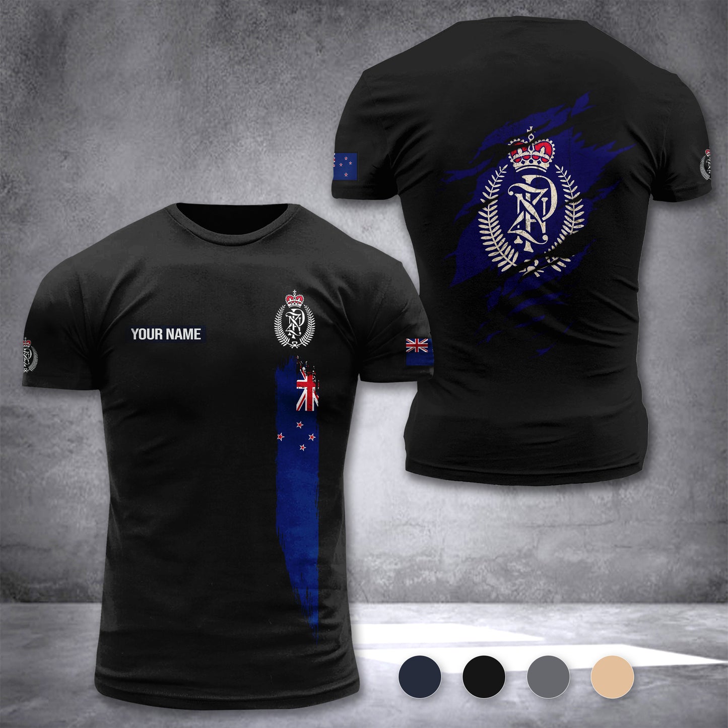 New Zealand Police customize T-shirt 355