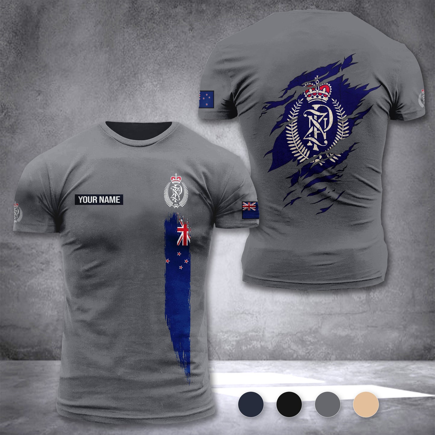 New Zealand Police customize T-shirt 355