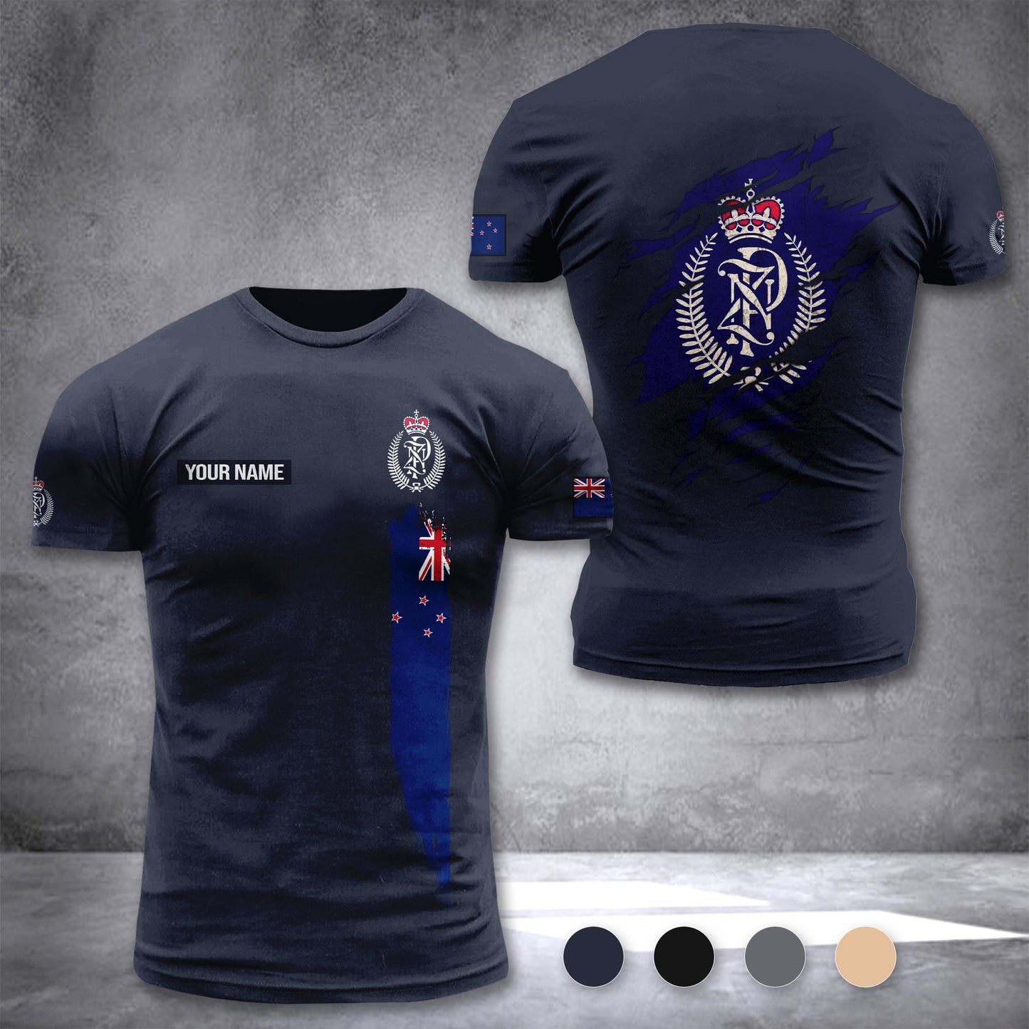 New Zealand Police customize T-shirt 355