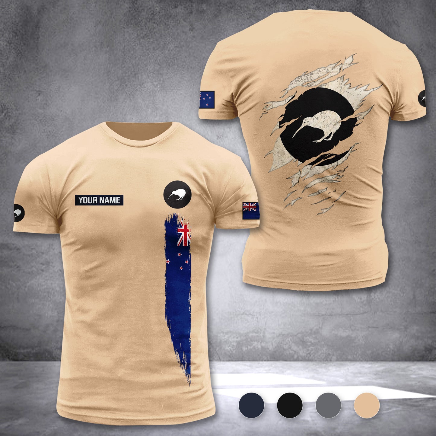 New Zealand Defence Force customize T-shirt 255