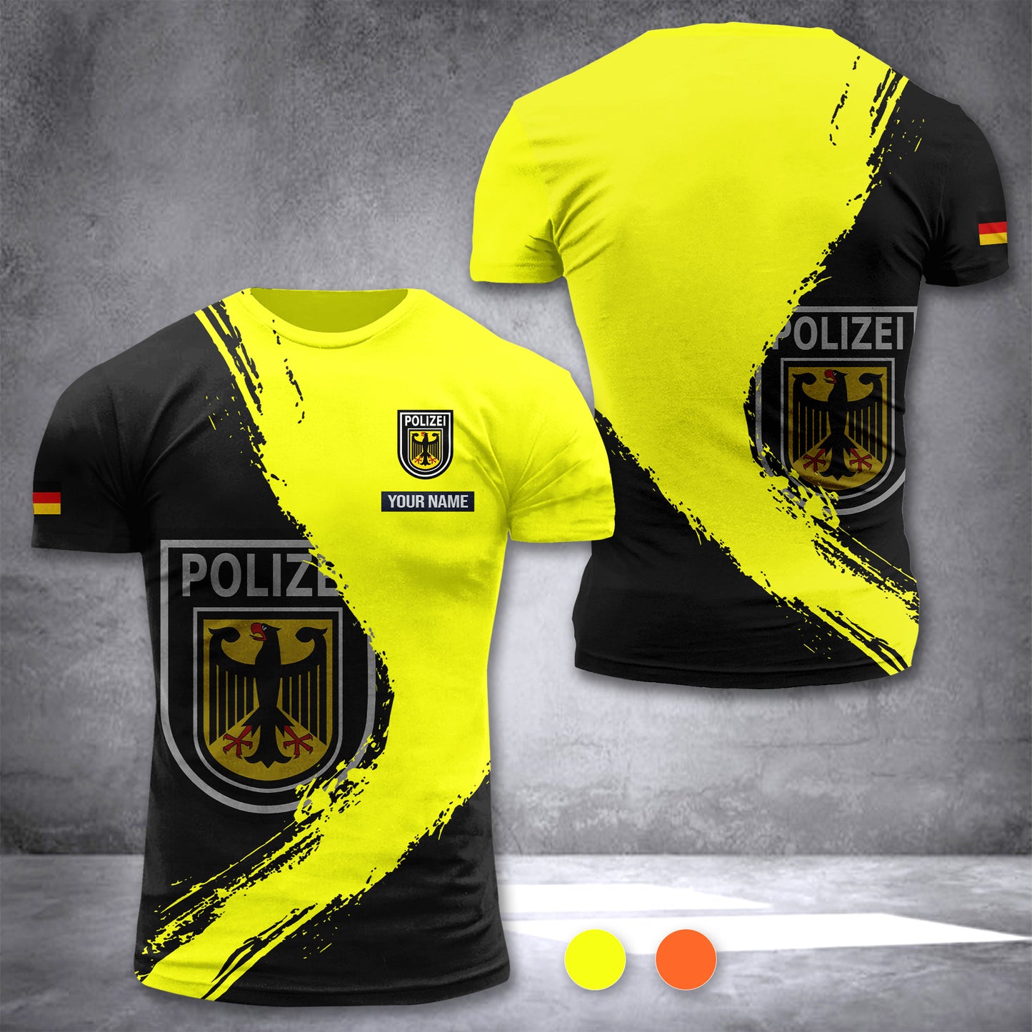 Polizei Germany customize T-shirt 3d 285