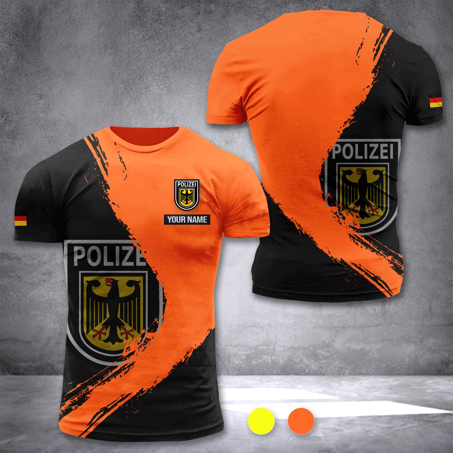 Polizei Germany customize T-shirt 3d 285
