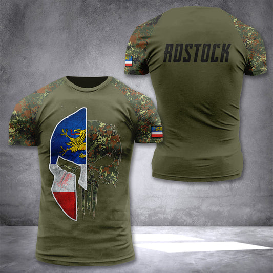 Rostock Germany customize T-shirt 3d punspa