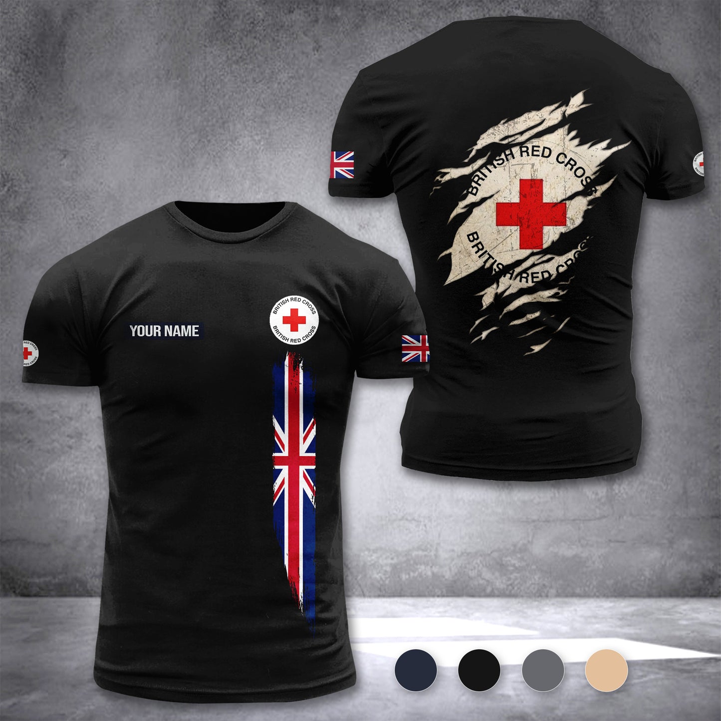 British red cross customize T-shirt 265