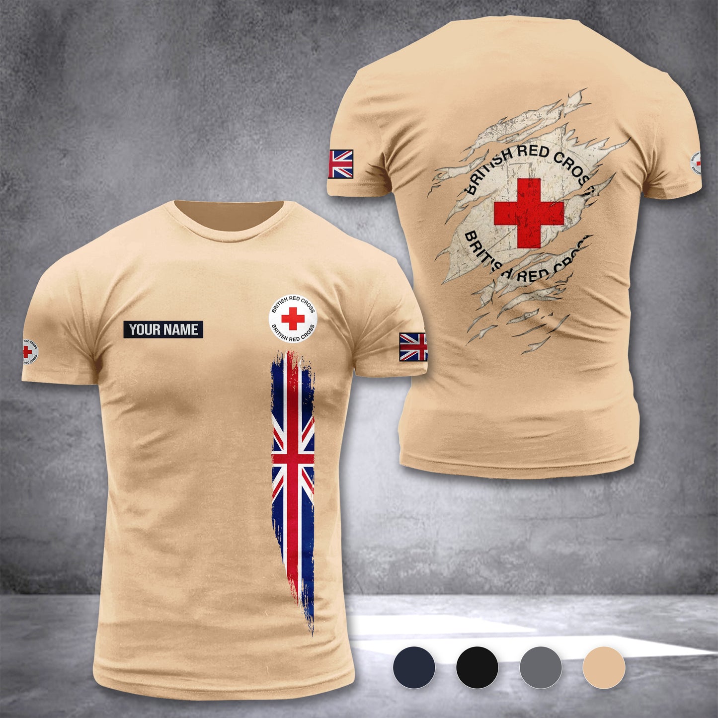 British red cross customize T-shirt 265