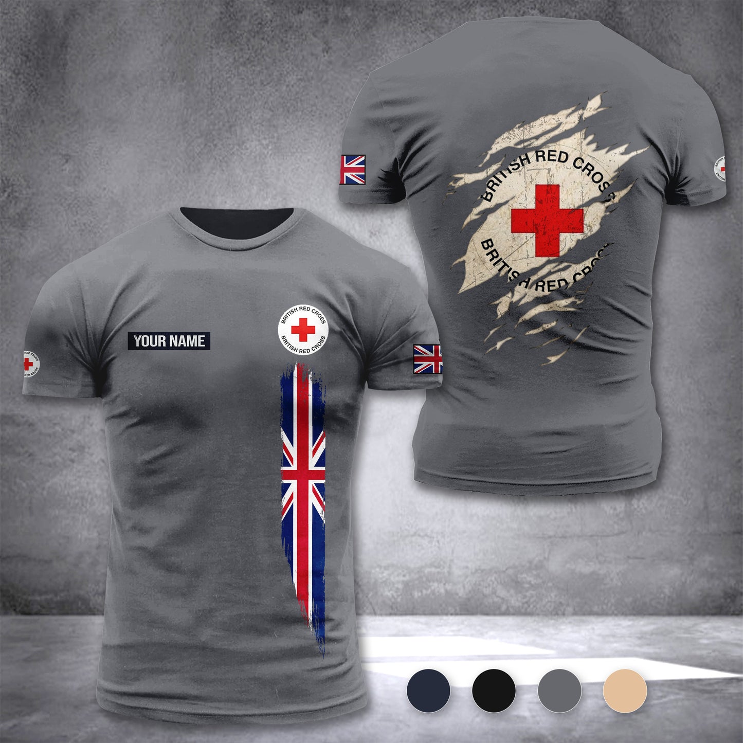 British red cross customize T-shirt 265
