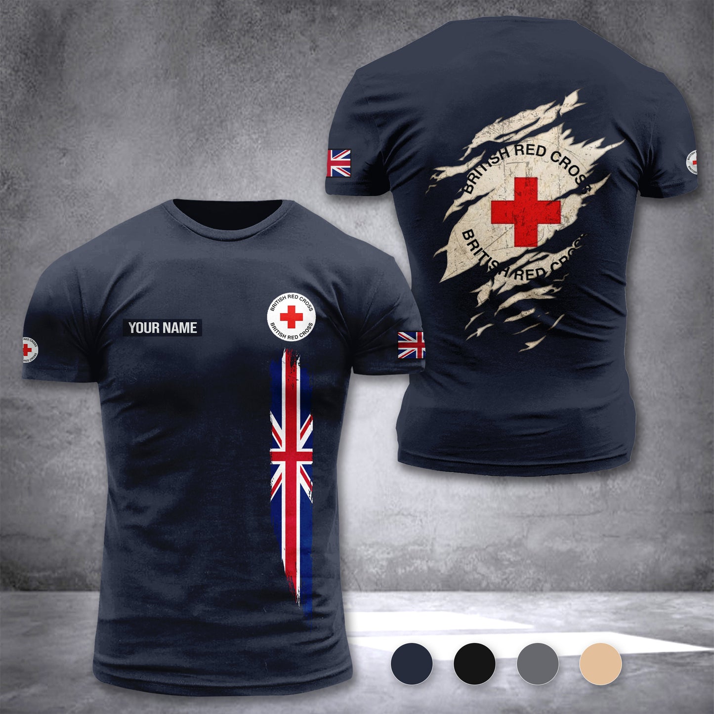 British red cross customize T-shirt 265