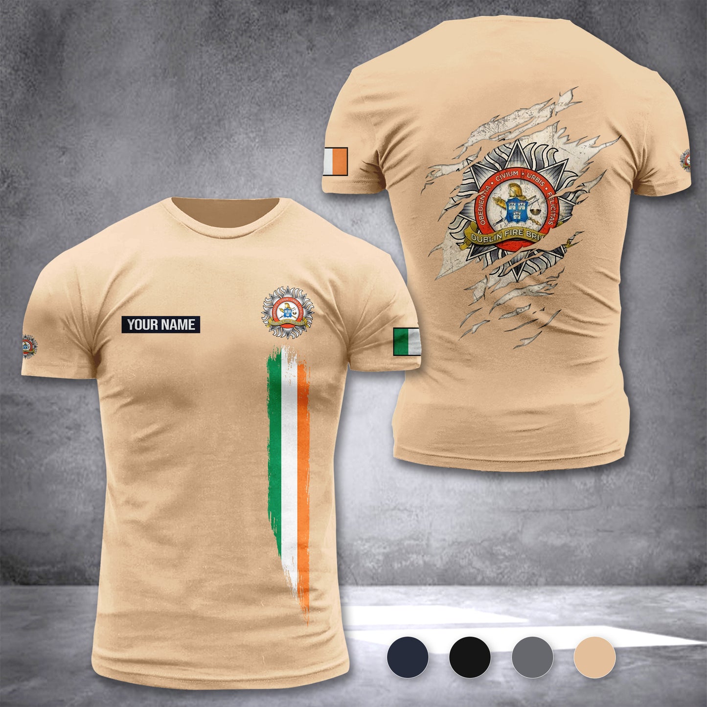 Dublin Fire Brigade customize T-shirt 265