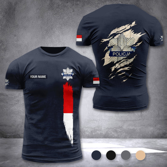 Policja Police Poland customize T-shirt 265